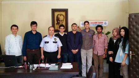 AK Partili gençlerden  ‘Emniyet’e ziyaret