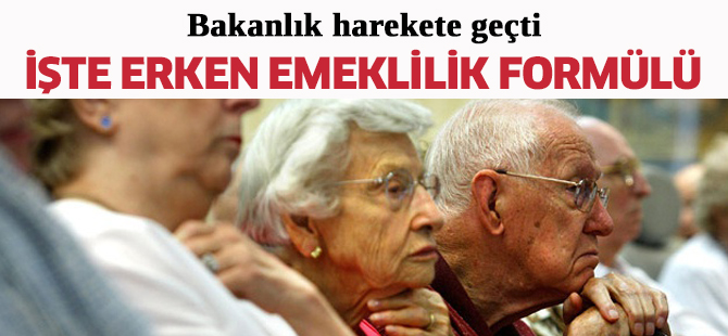 İşte erken emeklilik formülü