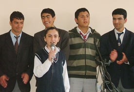 Kulu'da liseliler seslerini yarıştırdı