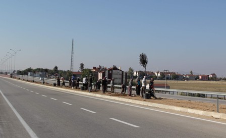 Cihanbeyli’de refüjler yeşilleniyor