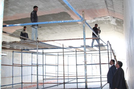 Cihanbeyli’de altgeçitler boyanıyor