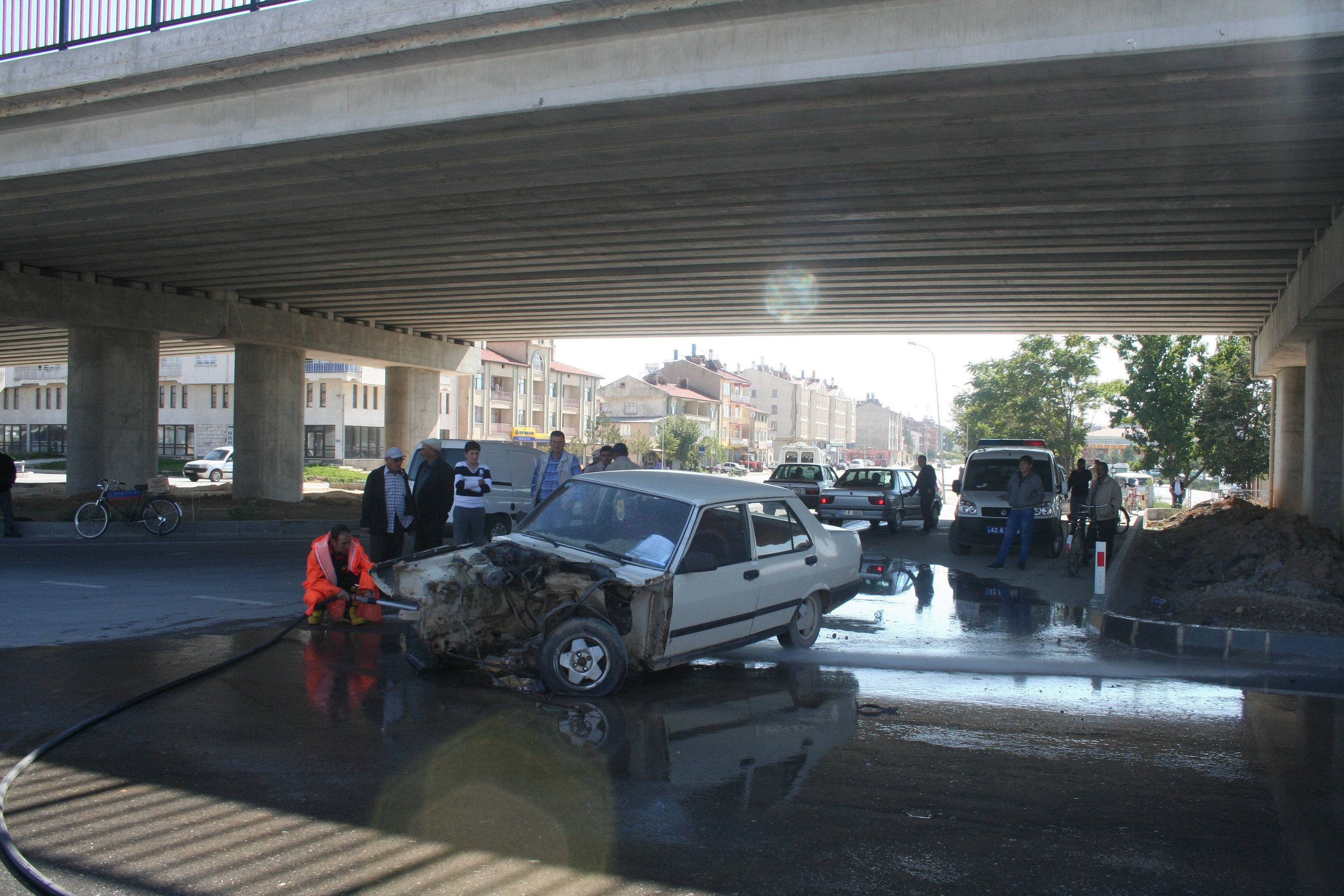 KONYA'DA FECİ KAZA: 3 YARALI