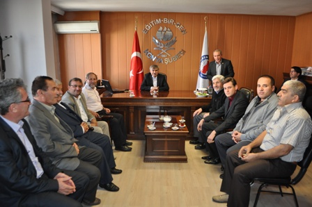 Memur Sen’de bayramlaşma