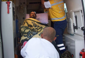 İşçi elektrik akımına kapıldı