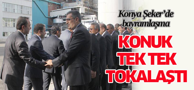 Konya Şeker ailesi bayramlaştı