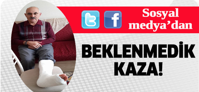 Sosyal medya: Beklenmedik kaza!