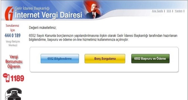 Vergi affı İnternette! Borcunuz varsa tıklayın
