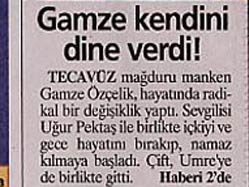 Gamze Umre için Hacc’a gitmiş