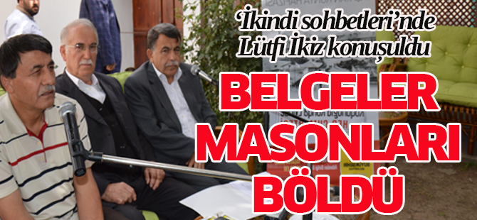 Lütfi İkiz’in belgeleri masonları ikiye böldü