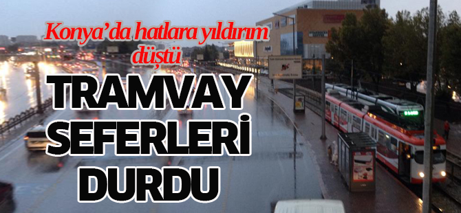 Hatlara yıldırım düştü, seferler durdu