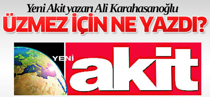 Karahasanoğlu, Hüzeyin Üzmez'i yazdı