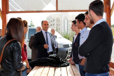 Başkan Özaltun, üniversite öğrencileriyle buluştu