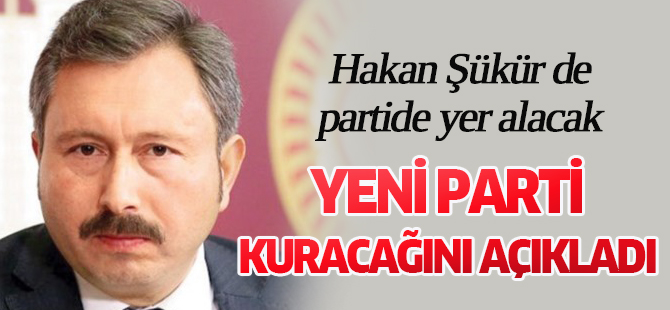 İdris Bal parti kuracağını açıkladı