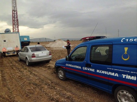 Jandarma’dan kaçak su kuyularına önlem