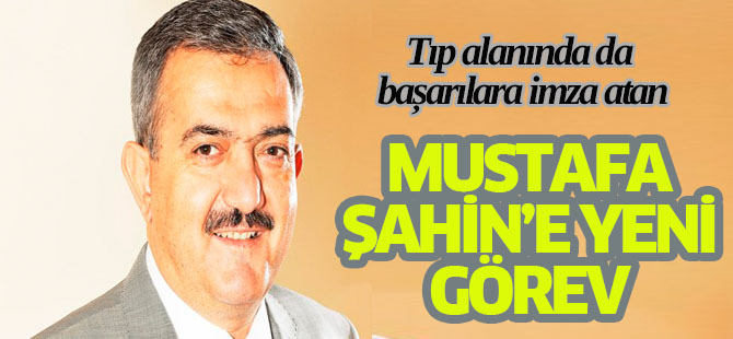 Mustafa Şahin'e yeni görev