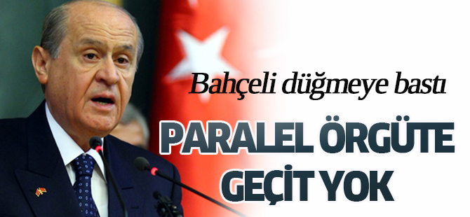 MHP’de paralel örgüte geçit yok