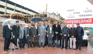 Yurt inşaatının temeli dualarla atıldı