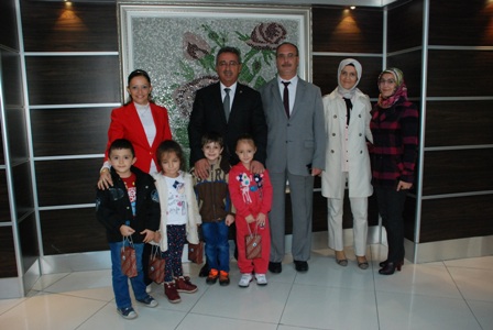 Fetihkent anaokulu öğrencilerinden Başkan Hançerli’ye ziyaret