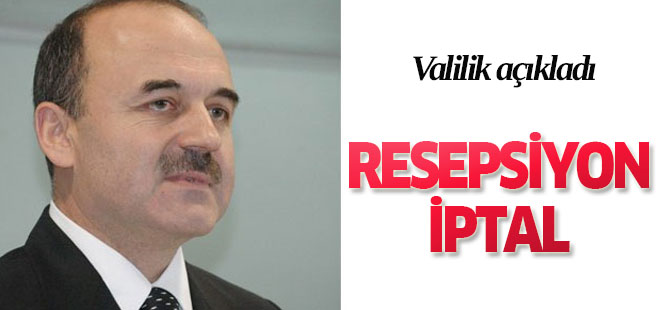 Cumhuriyet Bayramı resepsiyonu iptal