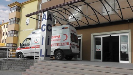 Konya’da otomobil takla attı: 1 yaralı
