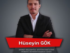 Gök, Öğrenci Konsey Başkanı adayı