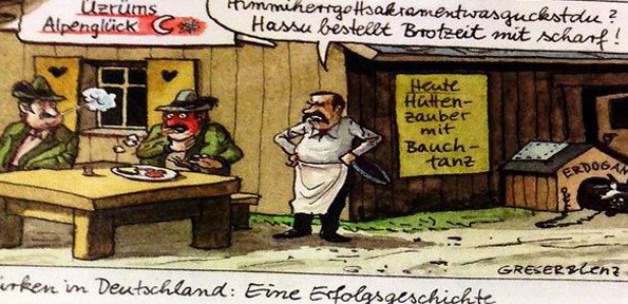 Almanya'da Erdoğan'a büyük saygısızlık