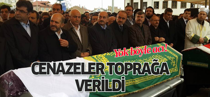 Kazada ölenler toprağa verildi