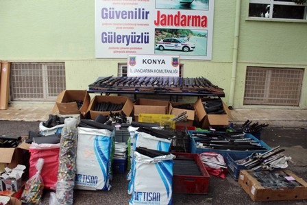 Beyşehir’da silah operasyonu