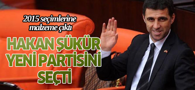 Hakan Şükür Yeni Partisini Seçti