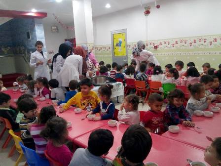 Dolapoğlu’lu Minikler Aşure yediler
