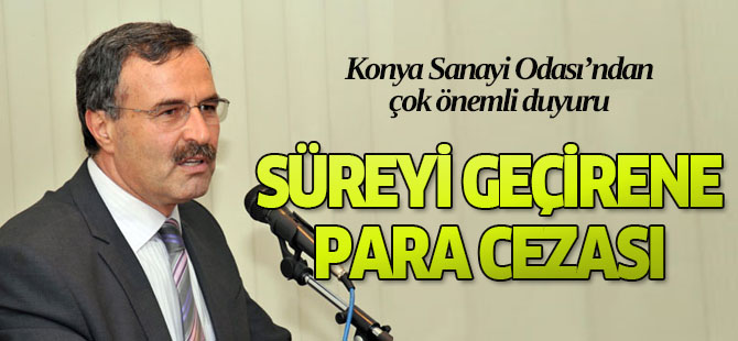 KSO'dan üyelerine önemli duyuru