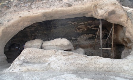 Gevale Kalesi kazı çalışmaları