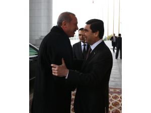 Cumhurbaşkanı Erdoğan, Türkmenistan'da