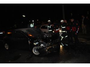 Ordu'da iki otomobil çarpıştı: 3 yaralı