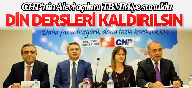 CHP'nin Alevi açılımı TBMM'ye sunuldu