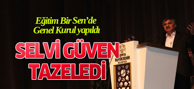Başkan Latif Selvi güven tazeledi
