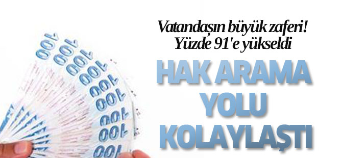 Vatandaşın büyük zaferi! Yüzde 91'e yükseldi