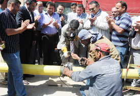 Çumra'da doğagaz çalışmaları