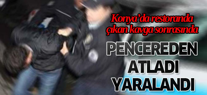 Polise yakalanmamak için pencereden atladı