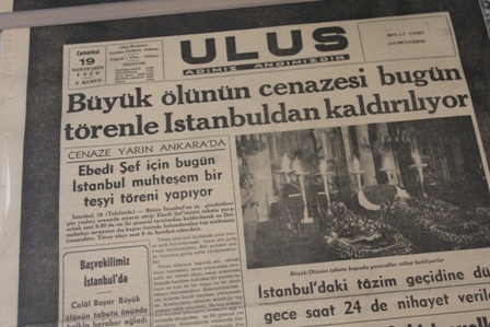 'Atatürk’ün Vefatı’ sergisi açıldı