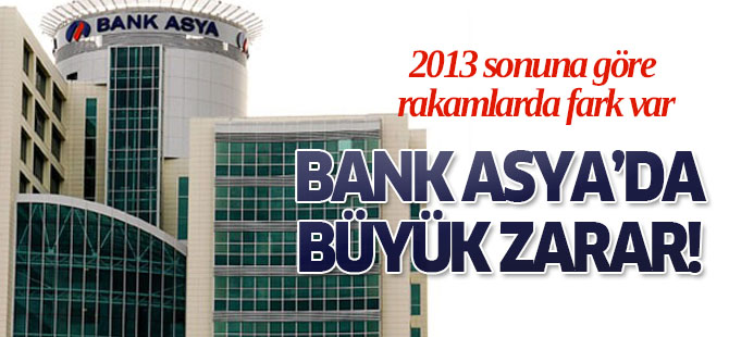 Bank Asya'da büyük zarar!