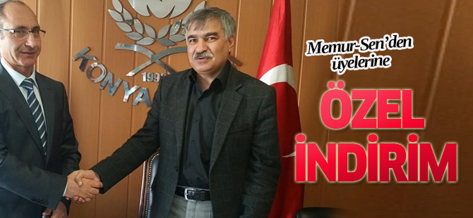 Memur Sen'den üyelerine özel indirim