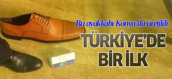 Bu ayakkabı Türkiye'de bir ilk