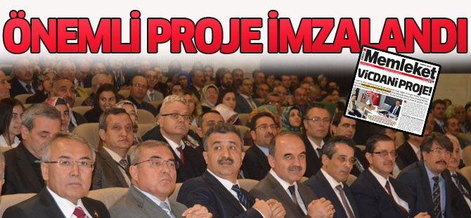 Önemli protokol imzalandı