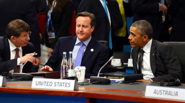 Davutoğlu Obama ile görüştü