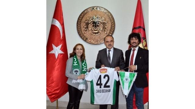 Konya Valisi Erol'dan Davıd Beckham'a Formalı Davet