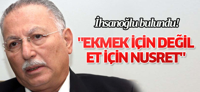 Ekmeleddin İhsanoğlu Nusret'te görüntülendi