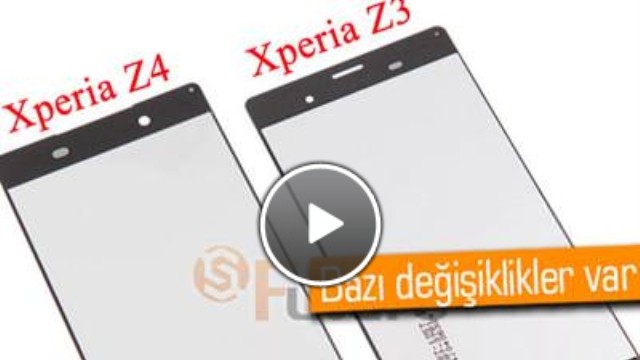 Sony Xperia Z4'ün dokunmatik LCD ekranın Digitizer'ı sızdırıldı