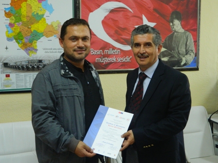 Basın Yayın sertifikaları verildi