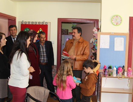 Kale’den anaokulu’na ziyaret